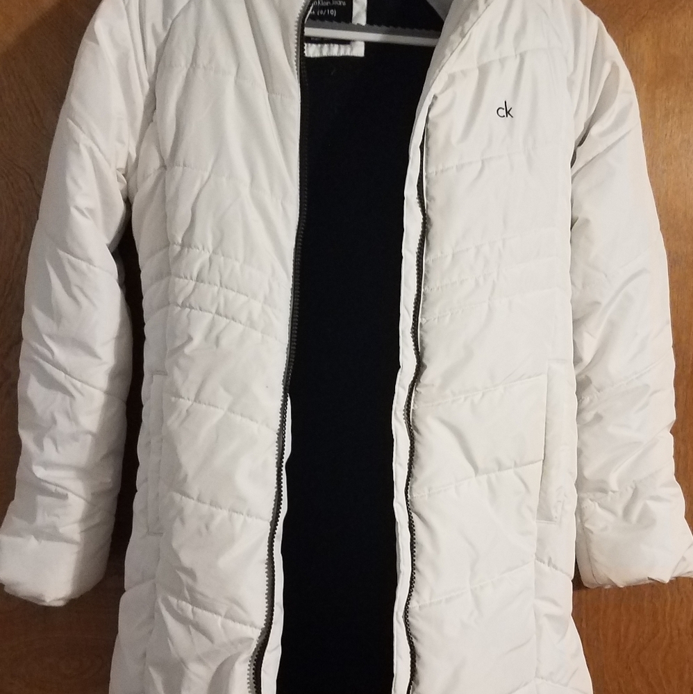 Girl's puffer coat/jacket - Calvin Klein sz M 8/10